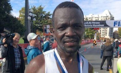 Kipkoech wins third Victoria marathon, and he’s hungry for more