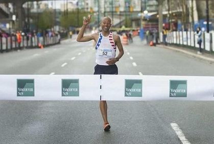 Vancouver Sun Run 2017: Elite runners bask in the warmth of their victory after a cool run in cloudy Vancouver