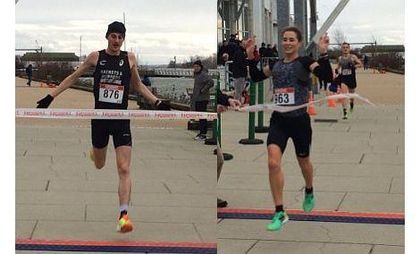 Kent and Pidhoresky Prevail in Windy Conditions to Win BC 8K Championship