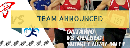 ONTARIO VS QUEBEC TEAM ANNOUNCED