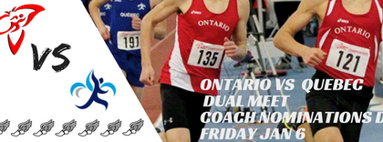 Coach Nominations for Ontario Midget Dual Team due Friday January 6