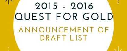 Revised: 2015-2016 Quest for Gold - Ontario Athlete Assistance Program Draft List of Ontario Card Nominations Announced