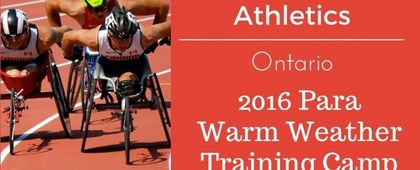 2016 Para Warm Weather Training Camp
