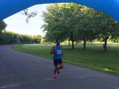 Mille coureurs dans la canicule