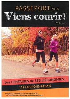 Le passeport viens courir! des centaines de dollars d'économies pour les adeptes de la course à pied.