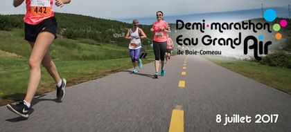 2ieme édition du demi marathon eau grand air de baie comeau le 8 juillet prochain
