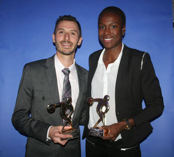 Kimberly hyacinthe et alex genest, athlétas de l'année 2013