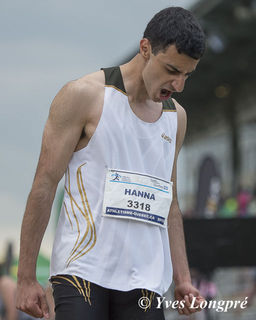 Patrick hanna, recordman canadien junior au triple saut