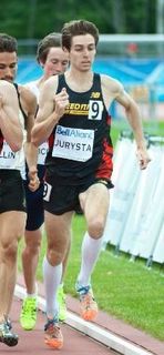 Matt jurysta au 3000 mètres de l'ouvert en salle ac