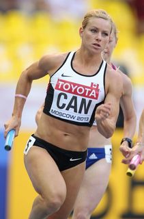 L'olympienne jenna martin au 400 mètres à montréal